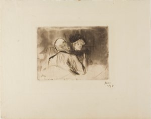 tête-à-tête autorstwa Jean Louis Forain