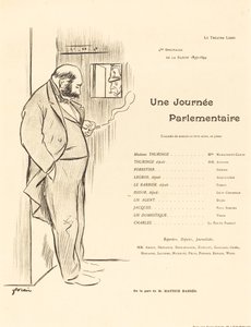 Dzień parlamentarny autorstwa Jean Louis Forain