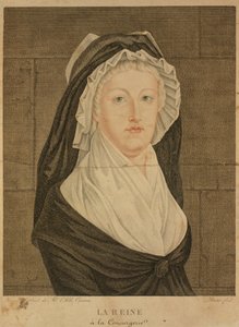 Maria Antonina w Conciergerie jako Więzień, 1793 autorstwa Jean Louis Prieur