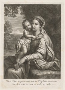Madonna z Dzieciątkiem. autorstwa Jean Louis Roullet