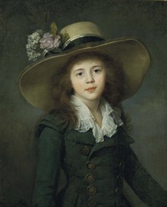 Baronowa Elizaveta Aleksandrowna Stroganova 1779-1818 , początek lat 80. XVIII wieku.