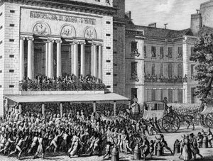 Rewolucja Francuska: Rewolucjoniści zamykają Operę Paryską 12 lipca