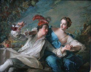 Die Liebenden von Jean-Marc Nattier