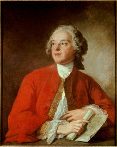Portret Pierre Augustin Caron de Beaumarchais (1732 - 1799) Francuski pisarz i dramaturg - Obraz Jean Marc (Jean-Marc) Nattier (1685-1766) - Paryż, Comedie Francaise - Portret Pierre Augustin Caron de Beaumarchais (1732-1799) , francuski pisarz a autorstwa Jean Marc Nattier