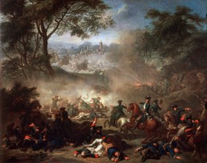 Bitwa pod Lesną, 1717. autorstwa Jean Marc Nattier