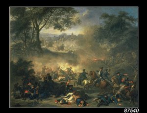 Bitwa pod Połtawą w 1709, 1717 autorstwa Jean Marc Nattier