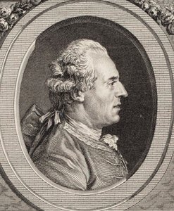 Portret skrzypka i kompozytora Jean Joseph Cassanéa de Mondonville 1711-1772. autorstwa Jean Marie Delatre