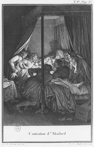 Kastracja Abelarda, ilustracja z „Lettres d