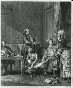 Wał, wyryty przez Louisa Michela Halbou (1730-c.1809) 1781 autorstwa Jean Michel the Younger Moreau