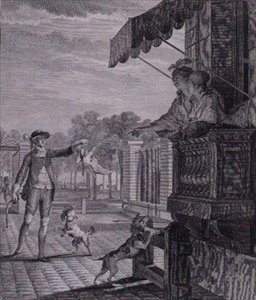 Udany zakład, rytowany przez Camligue (fl.1785)