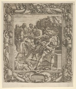 Złożenie do grobu, 1535-55. autorstwa Jean Mignon