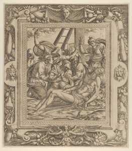 Opłakiwanie Chrystusa, 1535-55. autorstwa Jean Mignon