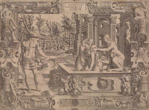 Metamorfoza Acteon, 1535-55. autorstwa Jean Mignon