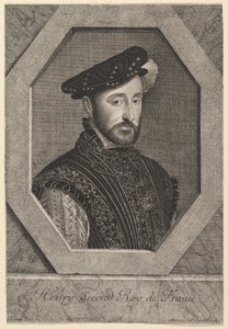Henryk II, król Francji. autorstwa Jean Morin