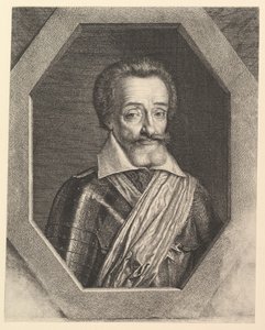 Henryk IV, król Francji. autorstwa Jean Morin