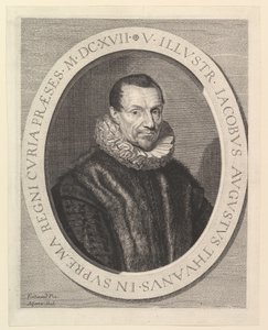 Jacques-Auguste de Thou, pierwszy prezydent Parlamentu. autorstwa Jean Morin