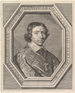 Jean-Francois-Paul de Gondy, koadiutor arcybiskupa Paryża, przyszły kardynał Retz. autorstwa Jean Morin