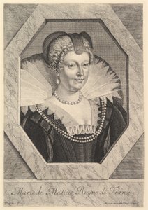 Marie de Medici, królowa Francji. autorstwa Jean Morin