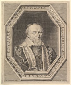 Michel de Marillac, radca stanu i strażnik pieczęci, XVII wiek. autorstwa Jean Morin