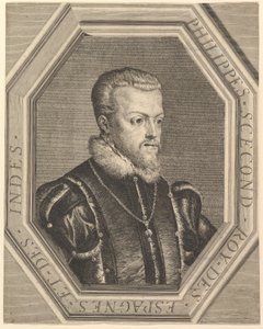 Filip II, król Hiszpanii. autorstwa Jean Morin