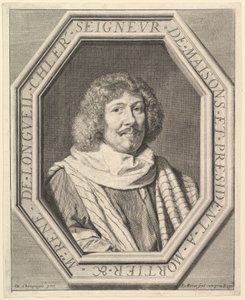 Rene de Longueil, przyszły markiz de Maisons. autorstwa Jean Morin