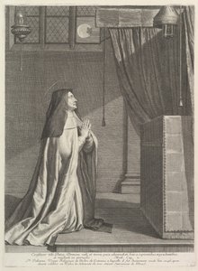 Św. Julienne z Mont-Cornillon. autorstwa Jean Morin