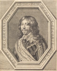 Henryk Lotaryński, książę Guise autorstwa Jean Morin after Justus Sustermans