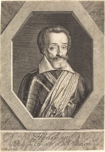 Henryk IV autorstwa Jean Morin after Louis Elle I