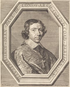Jean Francois Paul de Gondy autorstwa Jean Morin after Philippe de Champaigne