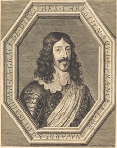 Ludwik XIII autorstwa Jean Morin after Philippe de Champaigne