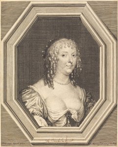 Anne Sophie Herbert, hrabina Carnarvon autorstwa Jean Morin after Sir Anthony van Dyck