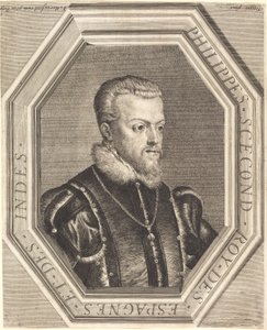 Filip II, król Hiszpanii autorstwa Jean Morin after Titian