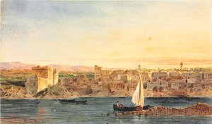 Konstantynopol Wzniosły Port autorstwa Jean Nicolas Henri de Chacaton