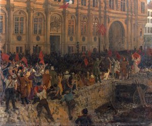 Proklamacja Republiki 24 lutego 1848 r. 1902. autorstwa Jean Paul Laurens