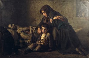 Obraz, tytuł nieznany, połowa XIX w. autorstwa Jean Pierre Alexandre Antigna