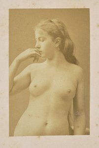 [Portret kobiety nago]. autorstwa Jean Pierre Bertrand Eugène Pégot Ogier