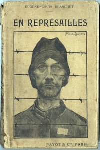 Okładka „En reprisailles”, Eugene-Louis Blanchet, ilustracja Jean-Pierre Laurens (1875-1933). Editions Payot et Compagnie, Paryż