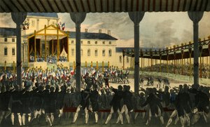 Widok wnętrza Zgromadzenia Champs-de-Mai..., 1815, 1921.