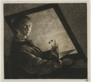 Autoportret autorstwa Jean Pierre Norblin de La Gourdaine