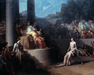 Igrzyska Olimpijskie Malarstwo Jean Pierre Saint Ours (1752-1809) Genewa z XVIII wieku, Muzeum Sztuki i Historii autorstwa Jean Pierre Saint Ours
