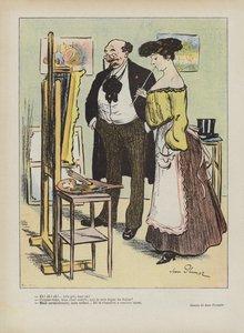 Ilustracja do Le Rire autorstwa Jean Plumet
