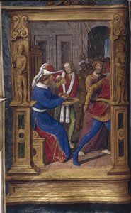 Piłat myje ręce z Bastard Letters, ok. 1490-1510