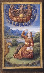 Trójca Święta z Lettres bâtardes, ok. 1490-1510