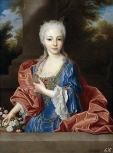 Mariana Wiktoria z Hiszpanii 1718-1781, przed 1725 rokiem.