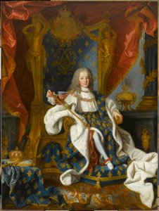 Portret Ludwika XV 1710-1774 króla Francji w wieku 9 lat 1719.