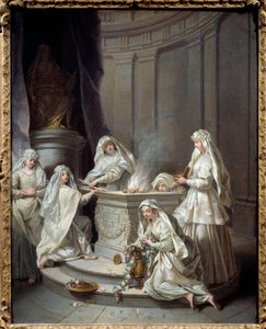 Starożytne dziewice. Obraz Jeana Raoux (1677-1734)