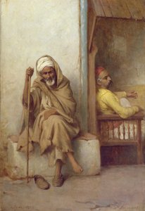 Algierscy mężczyźni odpoczywający, 1882 r.