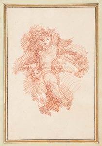 Siedzący putto autorstwa Jean Robert Ango