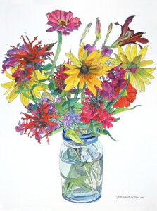 East Boothbay, 2010 (akwarela i tusz na papierze) autorstwa Jean Swan Gordon