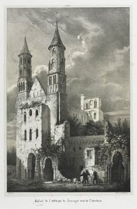 Ruiny opactwa Jumièges autorstwa Jean Truchot